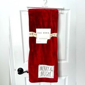 Rae Dunn MERRY & BRIGHT Throw